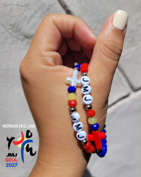 Pulsera JMJ: Inspirada en el logo