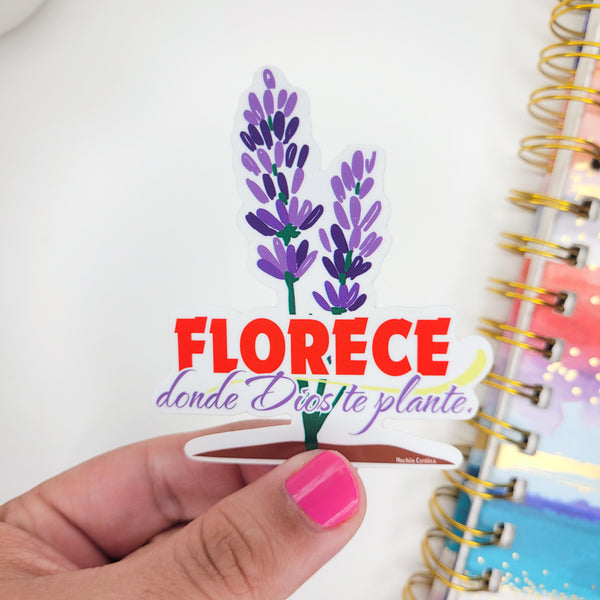Sticker: Florece