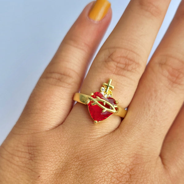 Sortija del Sagrado Corazón de Jesús